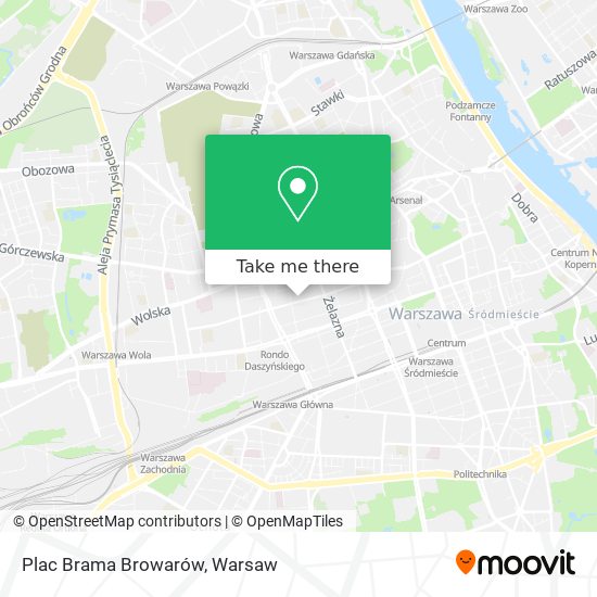 Plac Brama Browarów map