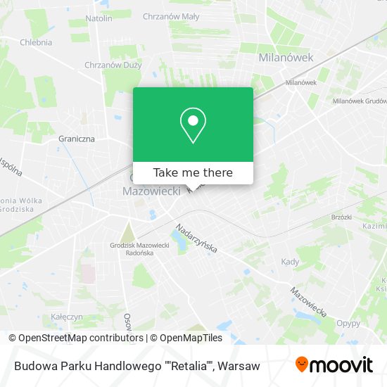 Budowa Parku Handlowego ""Retalia"" map