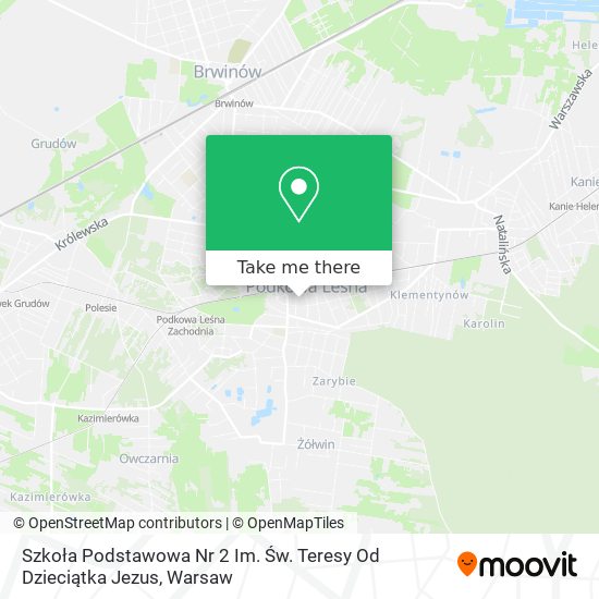 Szkoła Podstawowa Nr 2 Im. Św. Teresy Od Dzieciątka Jezus map