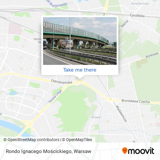 Rondo Ignacego Mościckiego map