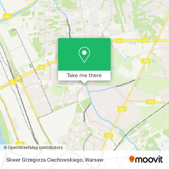 Skwer Grzegorza Ciechowskiego map