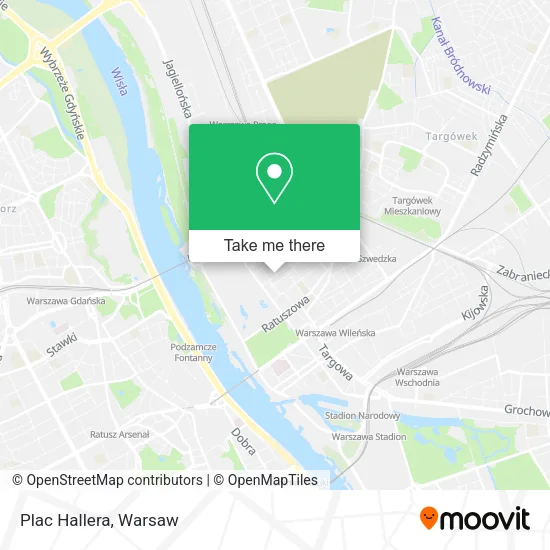 Plac Hallera map