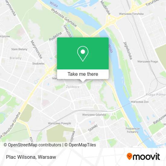 Карта Plac Wilsona