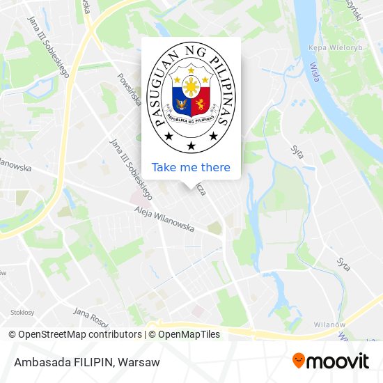 Ambasada FILIPIN map