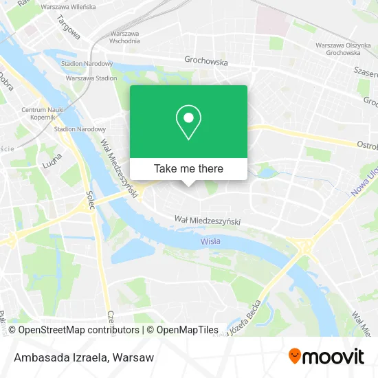 Карта Ambasada Izraela