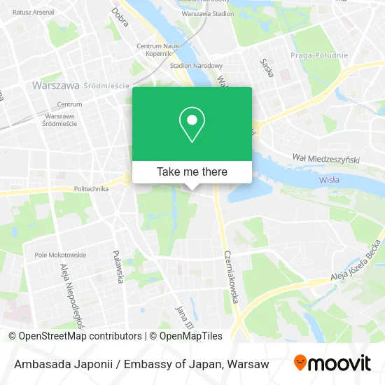 Ambasada Japonii / Embassy of Japan map