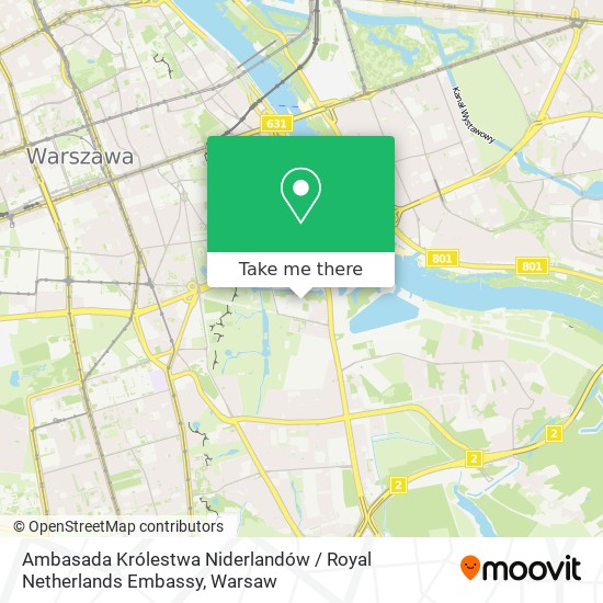 Ambasada Królestwa Niderlandów / Royal Netherlands Embassy map