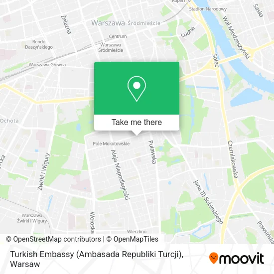 Карта Turkish Embassy (Ambasada Republiki Turcji)
