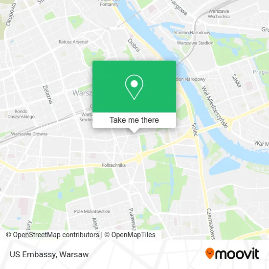 US Embassy map