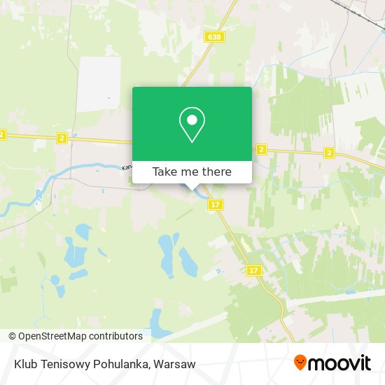 Klub Tenisowy  Pohulanka map