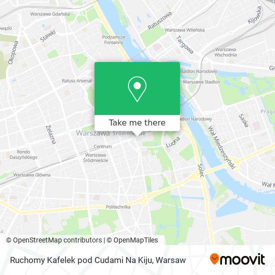 Карта Ruchomy Kafelek pod Cudami Na Kiju