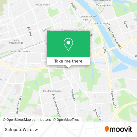 Карта Safripsti