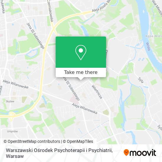 Warszawski Ośrodek Psychoterapii i Psychiatrii map