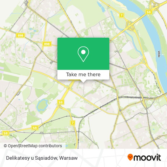 Delikatesy u Sąsiadów map