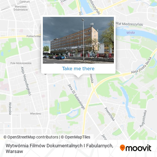 Wytwórnia Filmów Dokumentalnych I Fabularnych map