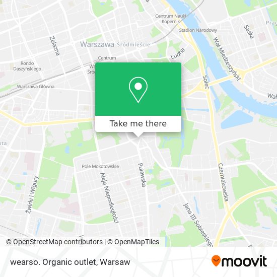 wearso. Organic outlet map