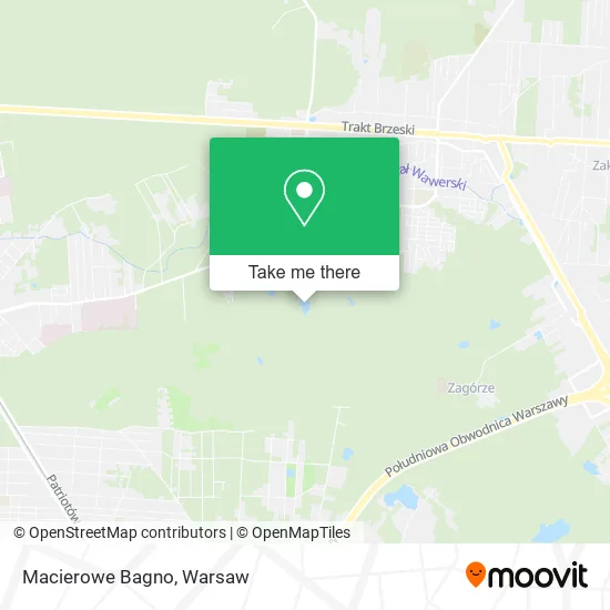 Macierowe Bagno map
