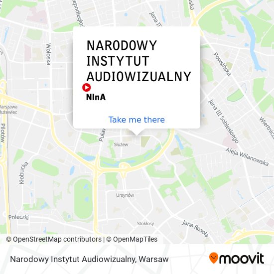 Narodowy Instytut Audiowizualny map