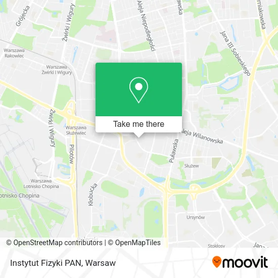 Instytut Fizyki PAN map