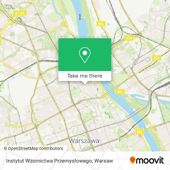 Instytut Wzornictwa Przemysłowego map