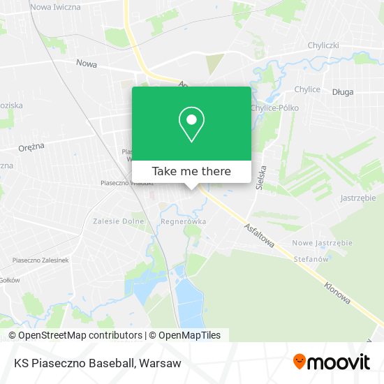 KS Piaseczno Baseball map