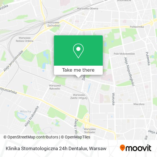 Klinika Stomatologiczna 24h Dentalux map