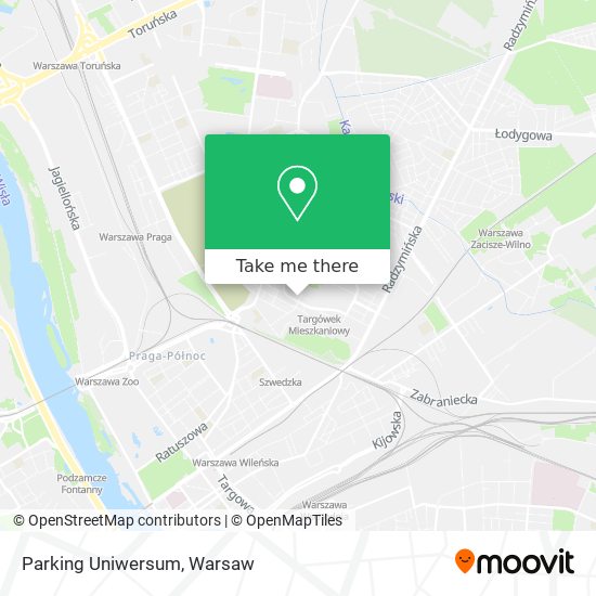 Parking Uniwersum map