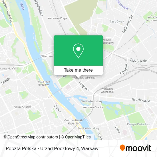 Карта Poczta Polska - Urząd Pocztowy 4
