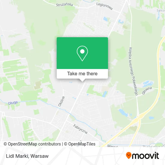 Lidl Marki map