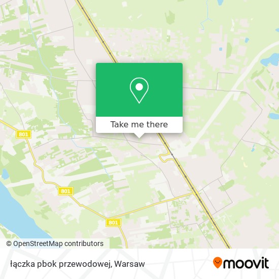 łączka pbok przewodowej map