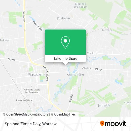 Карта Spalona Zimne Doly