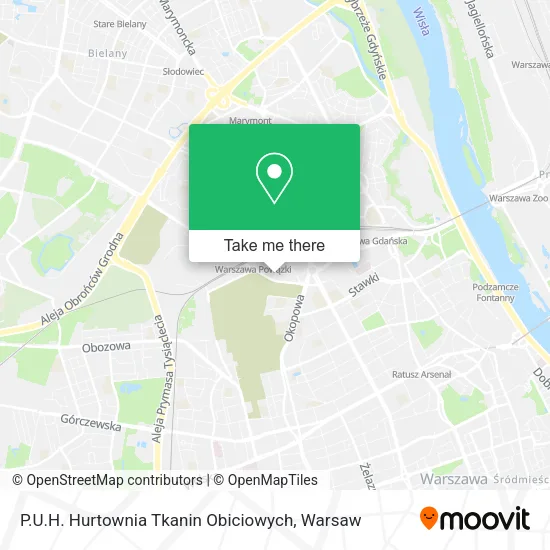 P.U.H. Hurtownia Tkanin Obiciowych map
