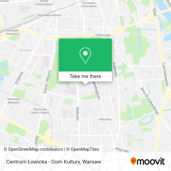 Centrum Łowicka - Dom Kultury map