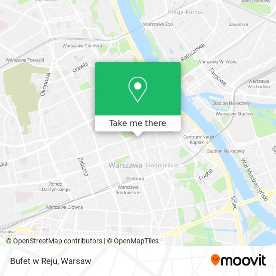 Bufet w Reju map