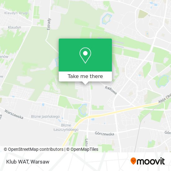 Klub WAT map