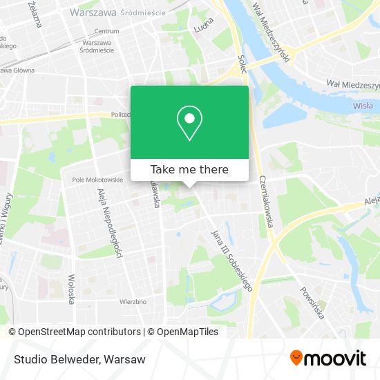 Studio Belweder map