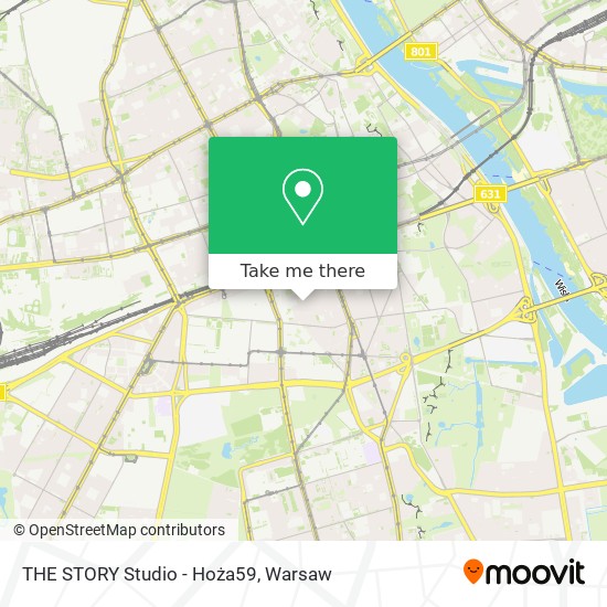 THE STORY Studio - Hoża59 map