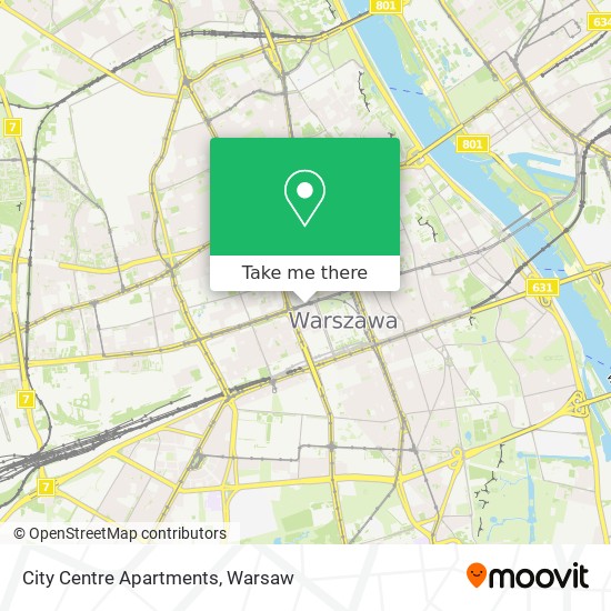 City Centre Apartments map