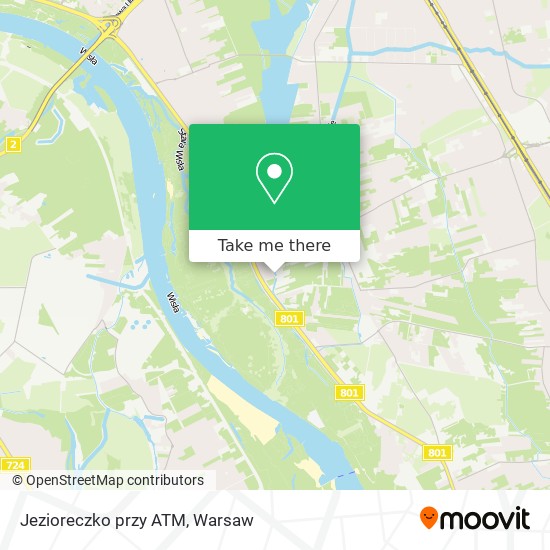 Jezioreczko przy ATM map