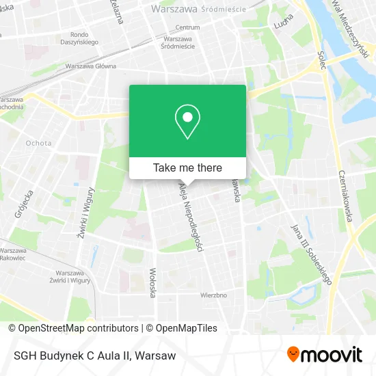 SGH Budynek C Aula II map