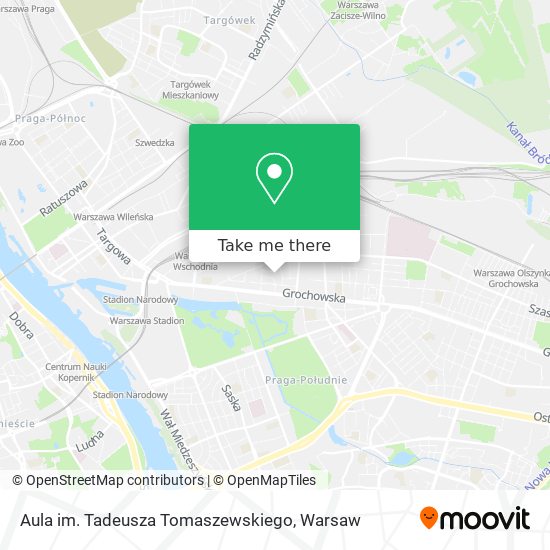 Aula im. Tadeusza Tomaszewskiego map