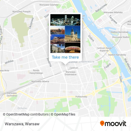 Warszawa map