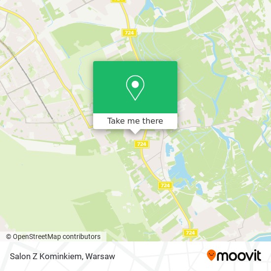 Salon Z Kominkiem map