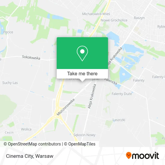 Cinema City map