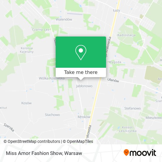 Miss Amor Fashion Show map