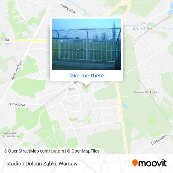 stadion Dolcan Ząbki map