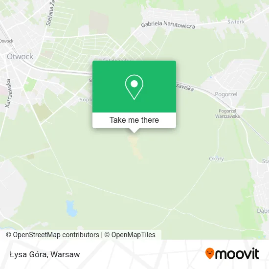 Łysa Góra map