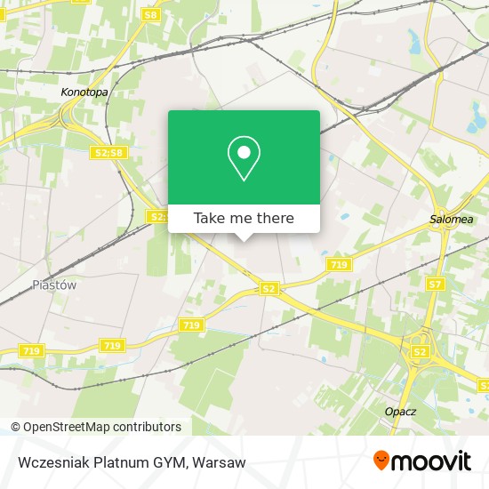 Wczesniak Platnum GYM map