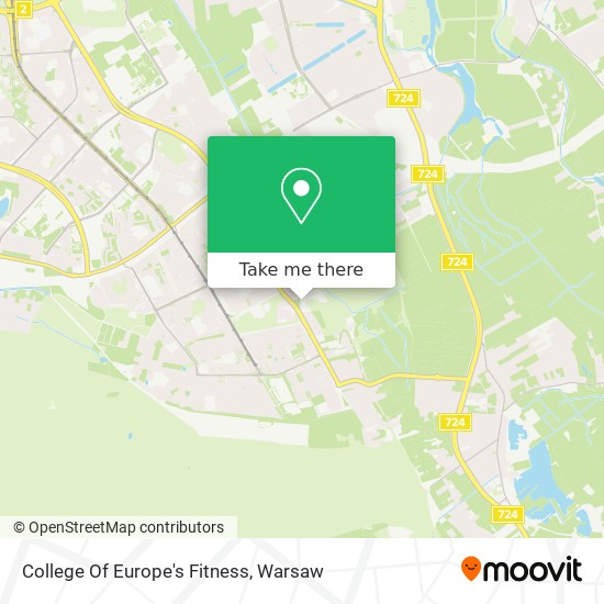 College Of Europe's Fitness map