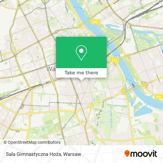 Sala Gimnastyczna Hoża map